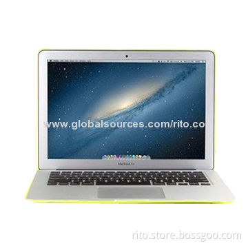 Solid Yellow Color Rubberized Hard Case for Macbook Air 11"